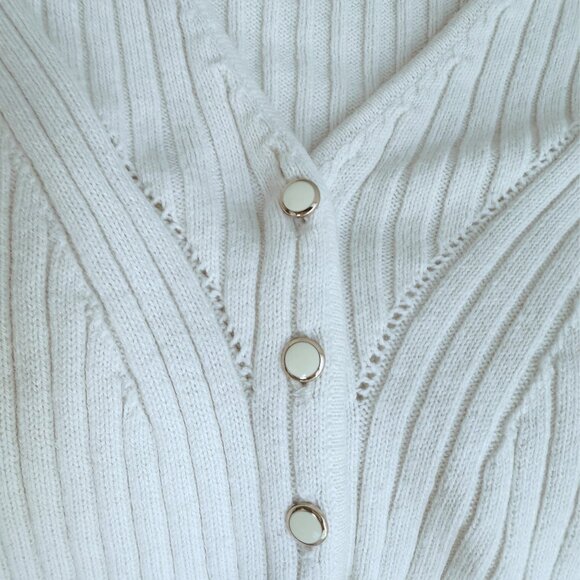 Aritzia - WILFRED - Button Up Ribbed Cardigan - Picture 3 of 4